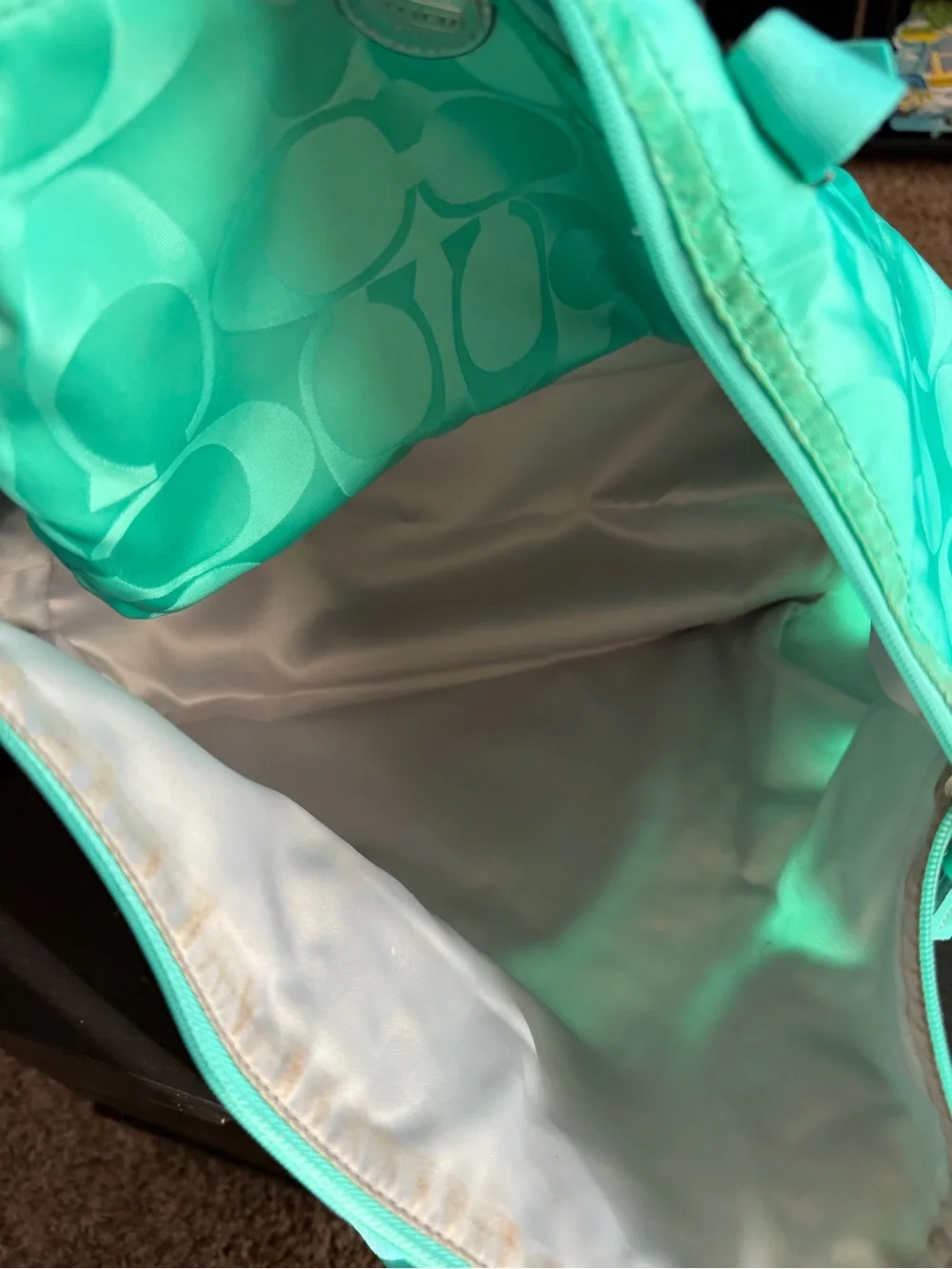 Coach tote vivid